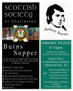 Burns Supper @ Gage Hall