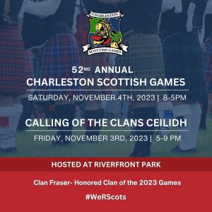 52nd Annual Charleston Scottish Games @ Riverfront Park